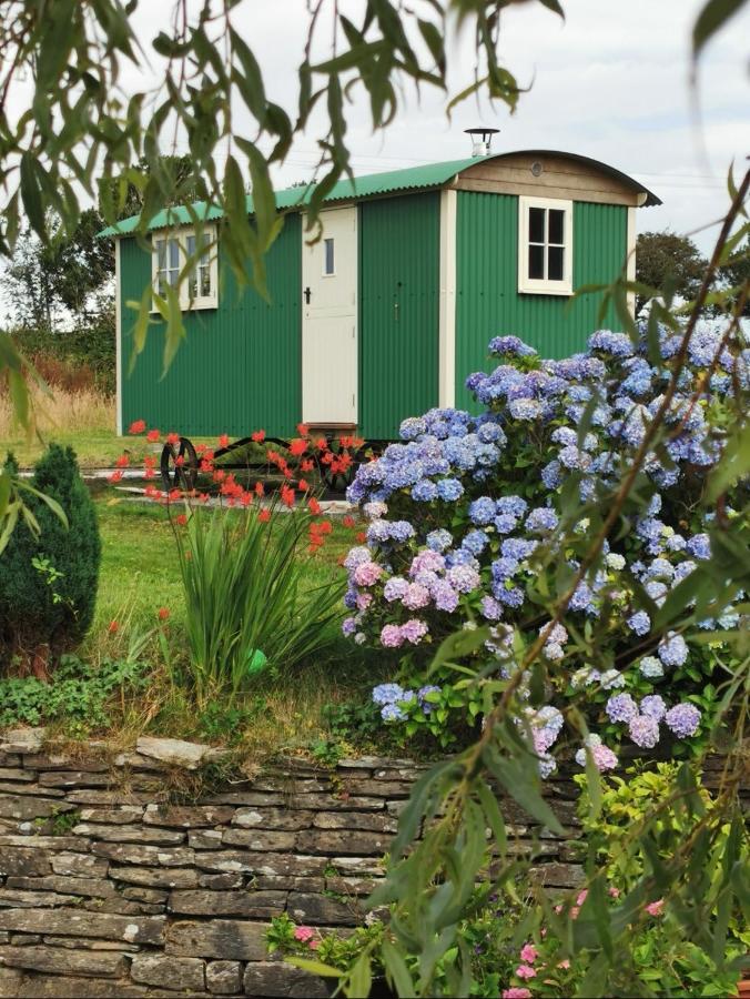 Toms Hut And Robins Rest Shepherd Huts Near Wadebridge Ngoại thất bức ảnh